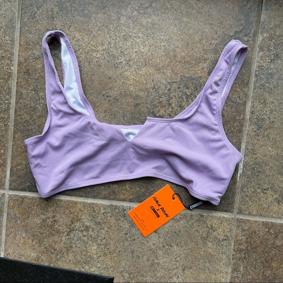 Public Desire x CARMS Bikini top ribbed lavender - Picture 3 of 11